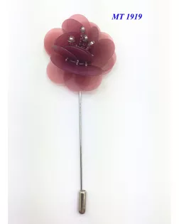 Броши MT 1919 розовый арт. МБ-1246-1-МБ00000242654