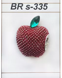 Броши BR s-335 розовый apple арт. МБ-1507-1-МБ00000244125