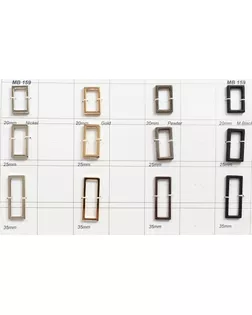 Пряжки MB 159 черный m.black, 20 мм арт. МБ-1585-1-МБ00000244653