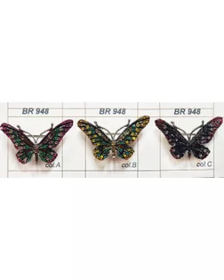 Броши BR 948 розовый col.a арт. МБ-1630-1-МБ00000245060