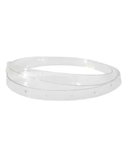 Полотно для ремня из полимерных материалов,  длина 120см, ширина 1,1см, цвет 0-прозрачный, тип 143 арт. ССФ-536-1-ССФ0017583361