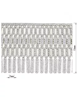Кружево синтетич., цвет белый, тип 2231КР арт. ССФ-461-1-ССФ0017583131