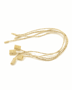 Ярлыкодержатель пластиковый из льна, цвет коричневый, тип ЯРН арт. ССФ-4228-1-ССФ18246027.00001