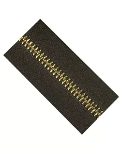 Молния рулонная металлическая 5Т, зубцы золото, цвет 322-чёрный, тип ММР5Т арт. ССФ-1522-1-ССФ0017586267