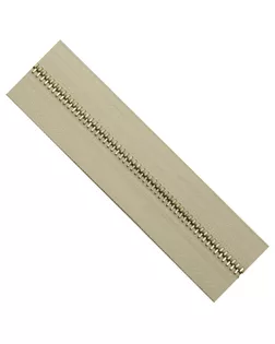 Молния рулонная металлическая 3Т, зубцы никель, шлифованная, цвет 101-белый, тип ММР3Т арт. ССФ-161-4-ССФ17541253.00004