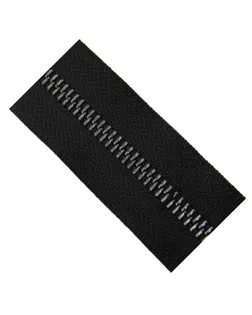 Молния рулонная металлическая 5Т, зубцы оксид, шлифованная, цвет 322-чёрный, тип ММР5Т арт. ССФ-1521-5-ССФ17542613.00005