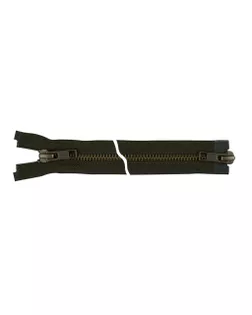 Молния металлическая, двухзамковая тип 5 (75 см) темная латунь 078 арт. СВКТ-4827-1-СВКТ0144528