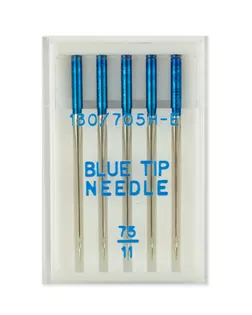 Голубые иглы для тонких тканей №75, 5шт. арт. СВКТ-12351-1-СВКТ0025693