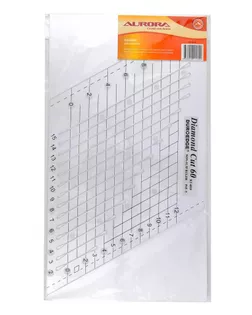 Линейка для пэчворка AU-6010 (ромбовидная) арт. СВКТ-5883-1-СВКТ0025907