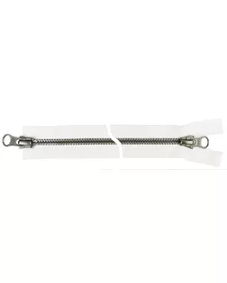 Молния Metalux, двухзамковая, античное серебро, тип5 (75см) 501 silver 75 арт. СВКТ-10596-1-СВКТ0077902