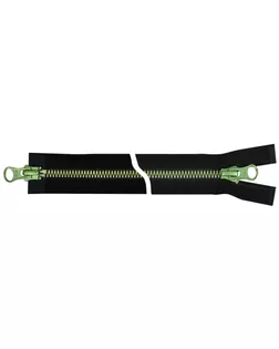 Молния Metalux, двухзамковая, зеленая, тип5 (70см) 501 green 70 арт. СВКТ-10614-1-СВКТ0077929