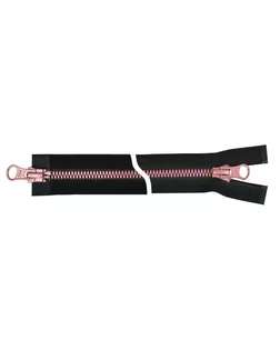 Молния Metalux, двухзамковая, розовая, тип5 (60см) 501 pink 60 арт. СВКТ-10630-1-СВКТ0077953