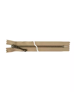 Молния металлическая, однозамковая неразъемная тип 3 (50 см) темная латунь 527 арт. СВКТ-11668-1-СВКТ0079110