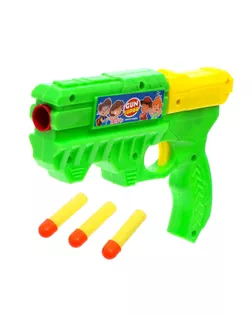 Пистолет «Бластер», стреляет мягкими пулями, цвета МИКС арт. СМЛ-41964-1-СМЛ0001172983