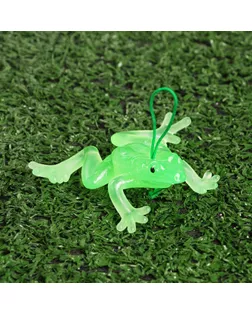 Светящаяся декоративная подвеска "Лягушка", 6 × 4.5 см арт. СМЛ-223884-1-СМЛ0001259050