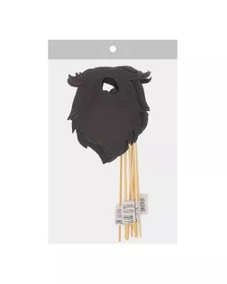 Фотобутафория на палочке "Борода" арт. СМЛ-42491-1-СМЛ0001275172