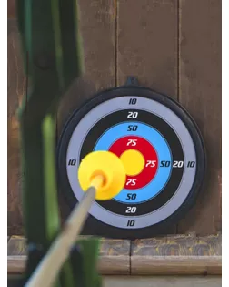 Лук «Меткий стрелок», с мишенью и стрелами на присосках арт. СМЛ-42637-1-СМЛ0000103042