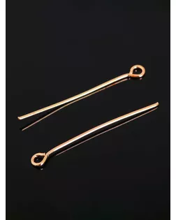 Штифт с петлёй СМ-1083, 3 см, упаковка 100 гр, цвет золото арт. СМЛ-24162-1-СМЛ1148819