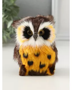 Пушистик "Сова на ветке", МИКС арт. СМЛ-43828-1-СМЛ0001517909