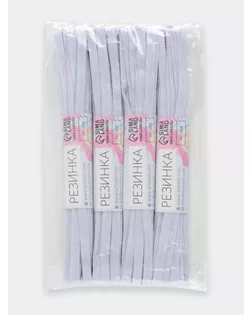 Резинки бельевые, 6 мм, 5,5±0,5 м, 4 шт, цвет белый арт. СМЛ-23230-2-СМЛ1613526