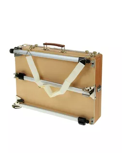 Этюдник, 33 х 46 х 13 см, максимальная высота ножек 83 см, металлические, телескопические, бук арт. СМЛ-203715-1-СМЛ0001971413