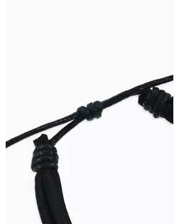 Браслет со стразами "Шамбала" 5 нитей, замша, цвет чёрный арт. СМЛ-20637-1-СМЛ0196440