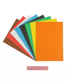 Картон цветной А4, 16 листов, 8 цветов «Каляка-Маляка», немелованный арт. СМЛ-179484-1-СМЛ0002371018