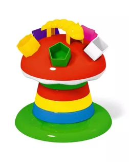 Логическая пирамидка-сортер «Гриб на поляне» арт. СМЛ-46489-1-СМЛ0002399591