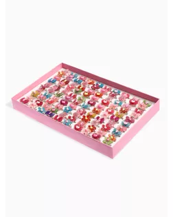 Кольцо детское "Выбражулька" блестящее, цвет МИКС, форма МИКС, безразмерное арт. СМЛ-25753-1-СМЛ2057294