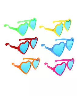 Очки-гиганты «Сердечки», цвета МИКС арт. СМЛ-46762-1-СМЛ0000310471