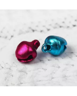 Бубенчики, набор 100 шт., размер 1 шт: 0,6 см, цвета МИКС арт. СМЛ-231038-1-СМЛ0002294473