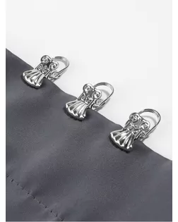 Зажим для штор «Ракушка», 10 шт, цвет серебряный арт. СМЛ-46-1-СМЛ2191009