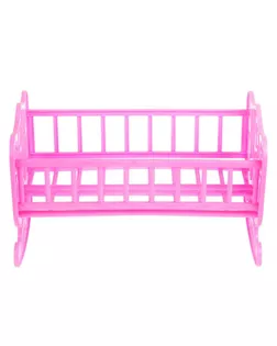 Кроватка-качалка для кукол, 48 х 30 см арт. СМЛ-49407-1-СМЛ0002751409