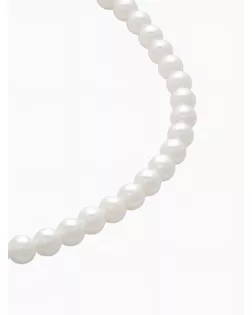 Бусы "Выбражулька" жемчужинки, 40 см, цвет белый арт. СМЛ-21112-2-СМЛ2308303
