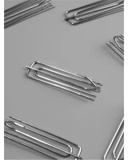 Крючки для штор, 7 × 2,5 см, 10 шт, цвет серебряный арт. СМЛ-12-1-СМЛ2309789