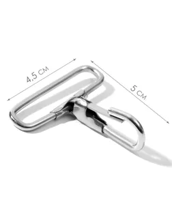Карабин ш.3,8см 10 шт. арт. СМЛ-20978-2-СМЛ2493192