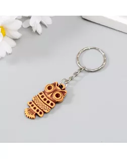 Брелок пластик под глину "Филин" 3,5х1,7 см арт. СМЛ-231039-1-СМЛ0002791153