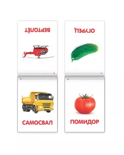 Книги «Карточки Домана на скрепке», набор, 8 шт. по 20 стр. арт. СМЛ-52452-1-СМЛ0003015934