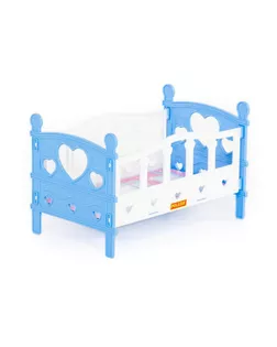 Кроватка для кукол сборная, 5 элементов, в пакете, МИКС арт. СМЛ-53248-1-СМЛ0003330006