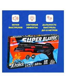 Бластер «Разрушитель», стреляет мягкими пулями, световые и звуковые эффекты арт. СМЛ-53347-1-СМЛ0002865275