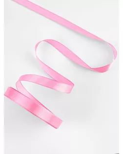 Лента атласная, 12 мм × 23 ± 1 м, цвет розовый №124 арт. СМЛ-111273-1-СМЛ0003019749