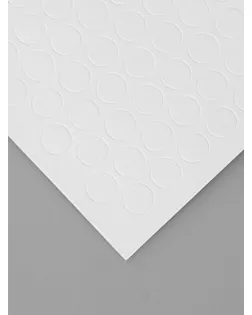 Клейкая лента двухсторонняя "Круглый белый" диаметр 1 см на листе 494 шт 29,5х25 см арт. СМЛ-7722-1-СМЛ3187442