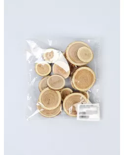 Новогодний декор "Спилы", размер спилов: от 2 до 14 см арт. СМЛ-36055-1-СМЛ0003551366