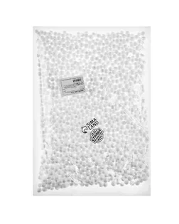 Наполнитель для шаров и слаймов «Пенопласт», 0,5 см, 20 г, цвет белый арт. СМЛ-98181-1-СМЛ0003530306