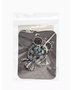 Брошь-подвеска "Галиотис" филин ночной арт. СМЛ-8904-1-СМЛ3298777