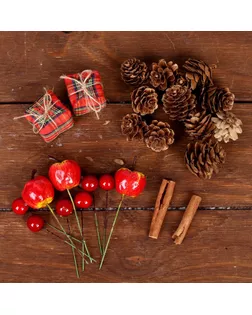 Набор новогоднего декора "Лесные подарочки" арт. СМЛ-109824-1-СМЛ0003608271