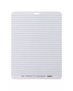 Доска маркерная, A4, двусторонняя: клетка/линейка, красная арт. СМЛ-174512-1-СМЛ0004005270