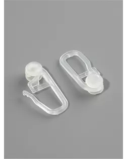 Крючок для штор, ролик с замком, 2,7 × 1,1 см, цвет белый арт. СМЛ-189148-1-СМЛ0003579140