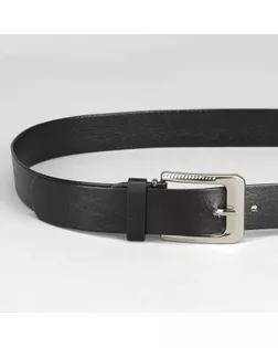 Ремень мужской, ширина - 3 см, винт, пряжка металл, цвет чёрный арт. СМЛ-174711-1-СМЛ0003923798