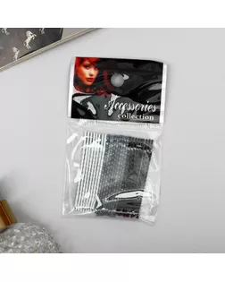 Невидимка для волос "Классика" (набор 24 шт) 5 см чёрный, серый, белый арт. СМЛ-22621-3-СМЛ0003940554